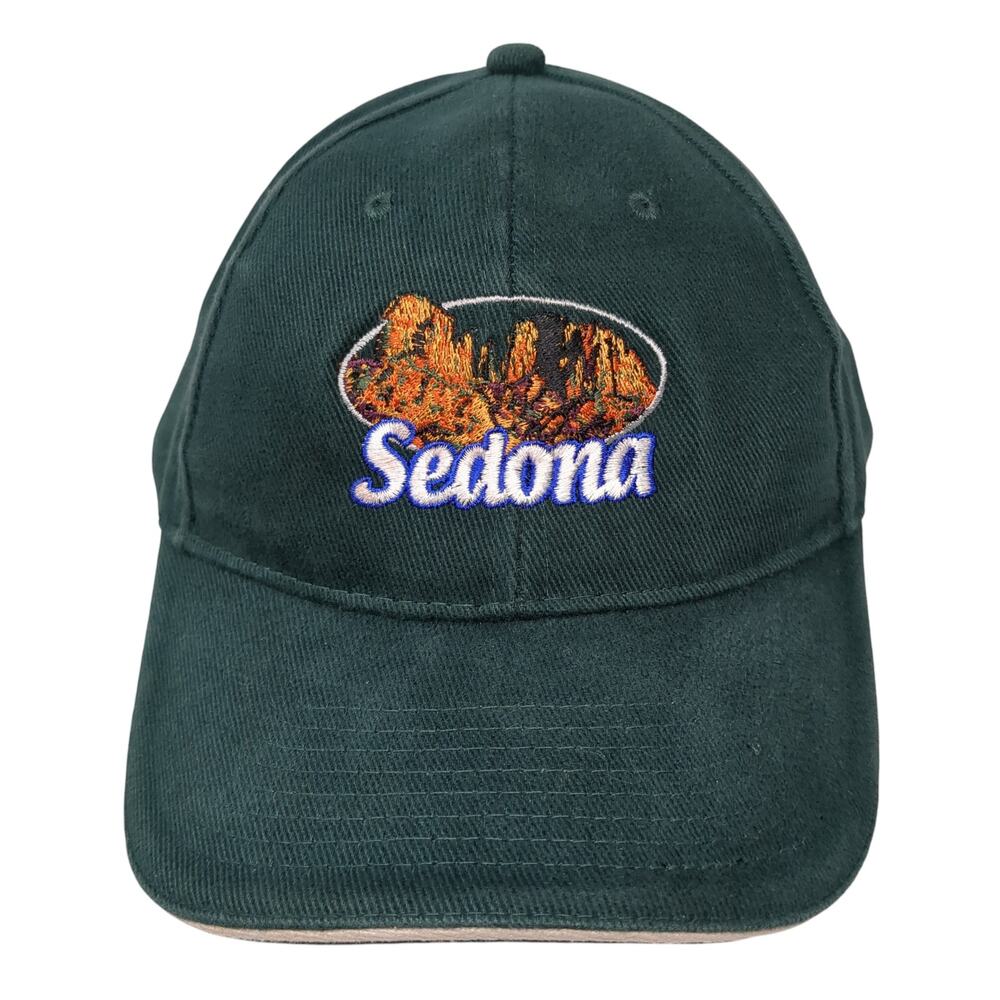Sedona Slideback Baseball Cap Green One Size Adjustable Embroidered Polar USA